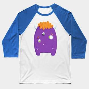 A Ginger Haired Purple Monster Baseball T-Shirt